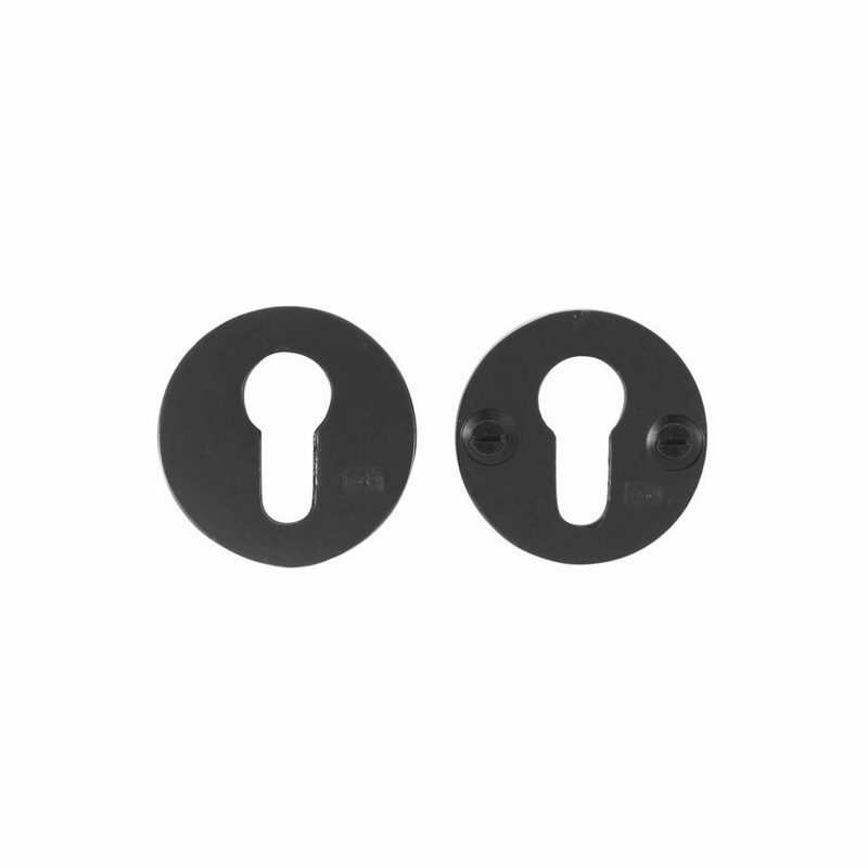 veiligheidsrozet verouderd ijzer zwart