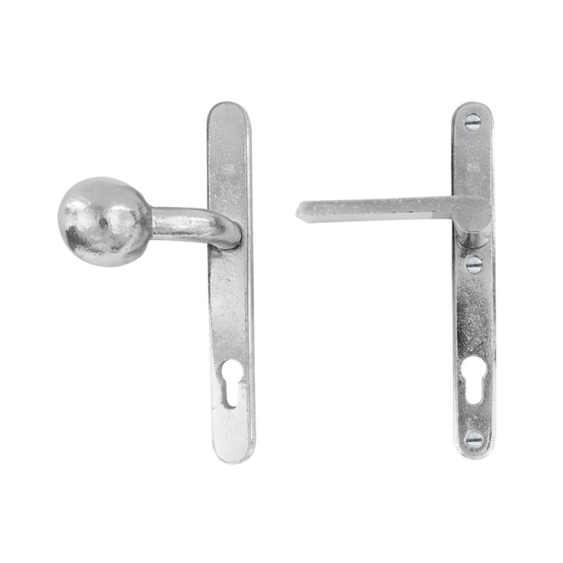 voordeursmalgarnituur wit brons