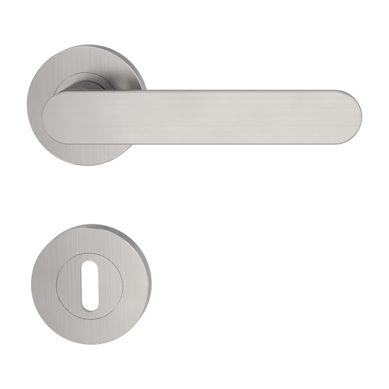 deurkrukgarnituur fluweelgrijs griffwerk