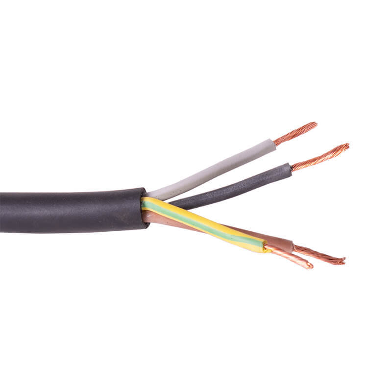 mantelleiding zwart neopreen