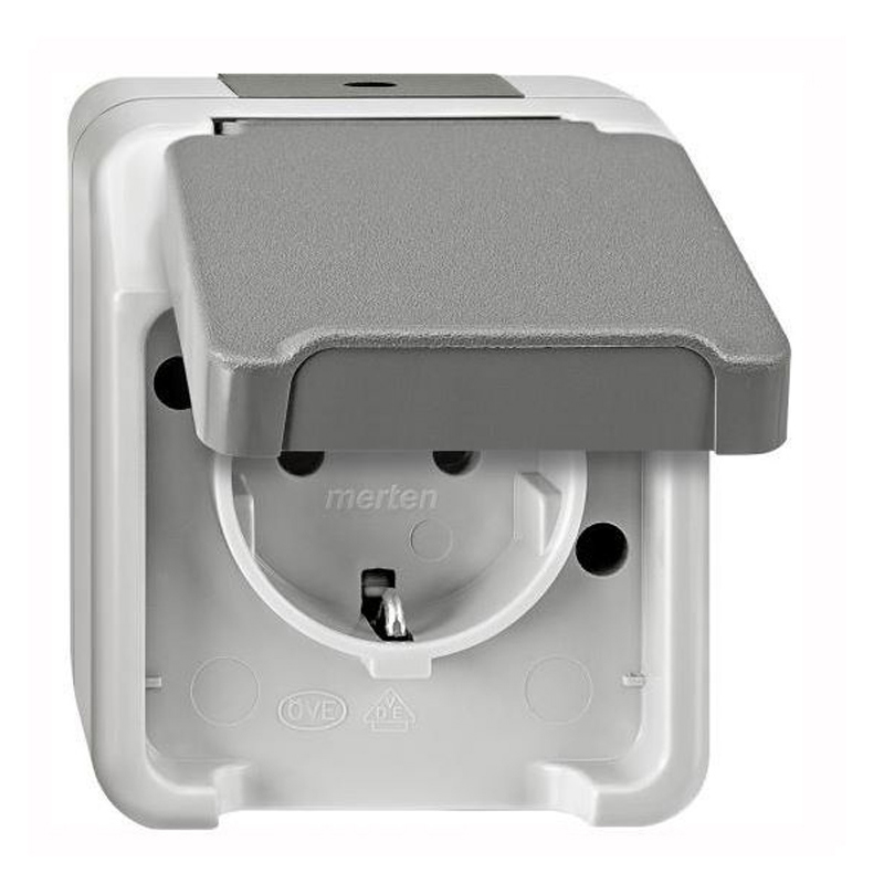 wandcontactdoos opbouw enkel aquastar