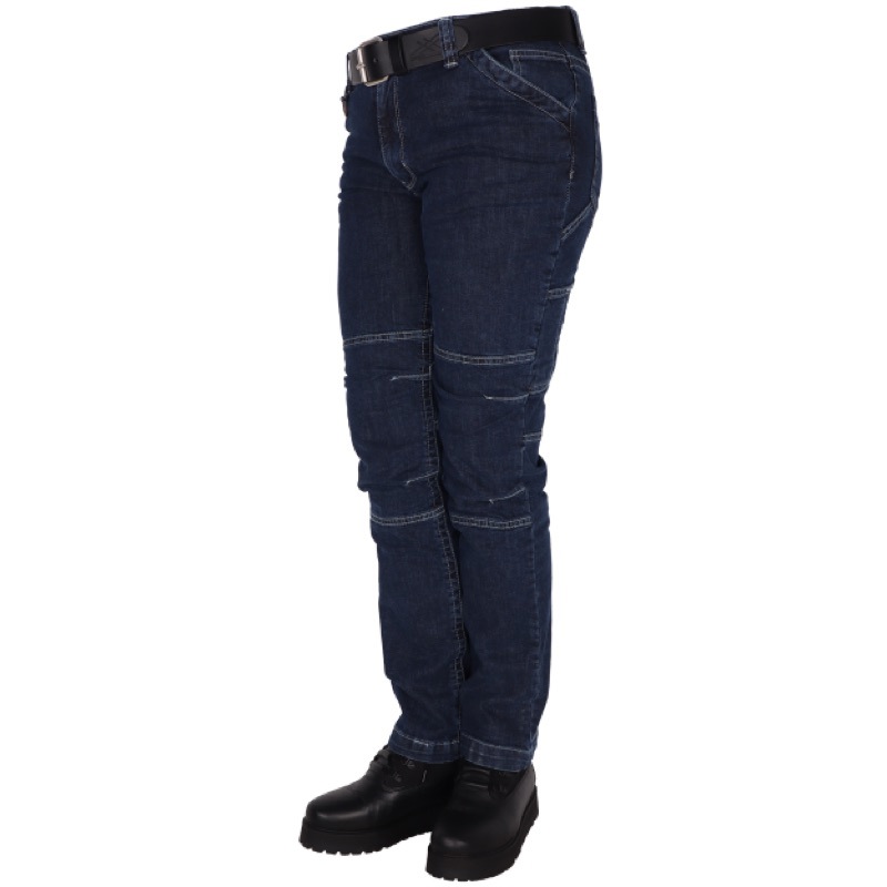 Werkspijkerbroek Crosshatch - TOOLBOX LS BLAUW W40/L32