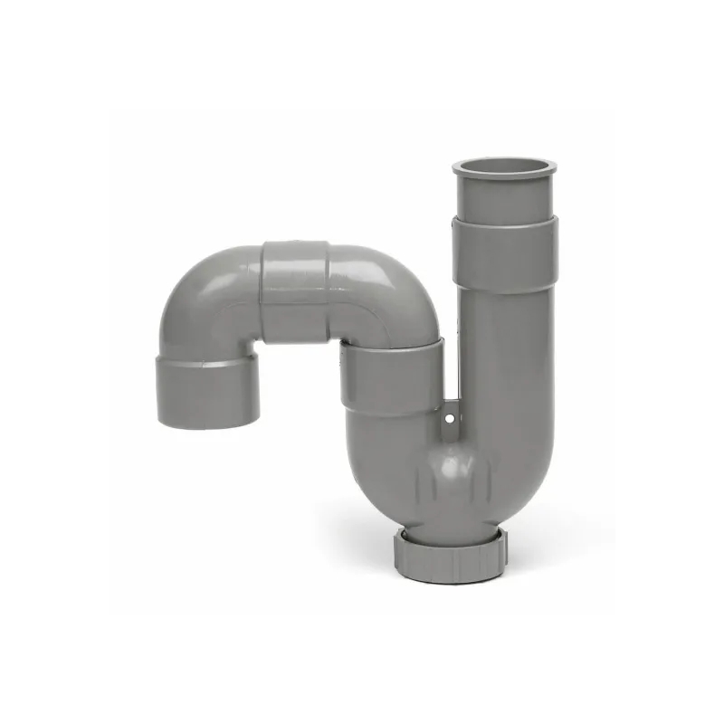 sifon universeel pvc rwa grijs