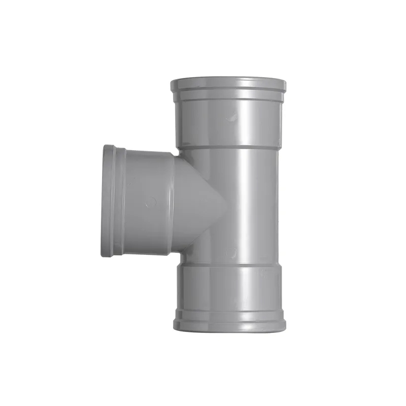 T-stuk pvc grijs rwa