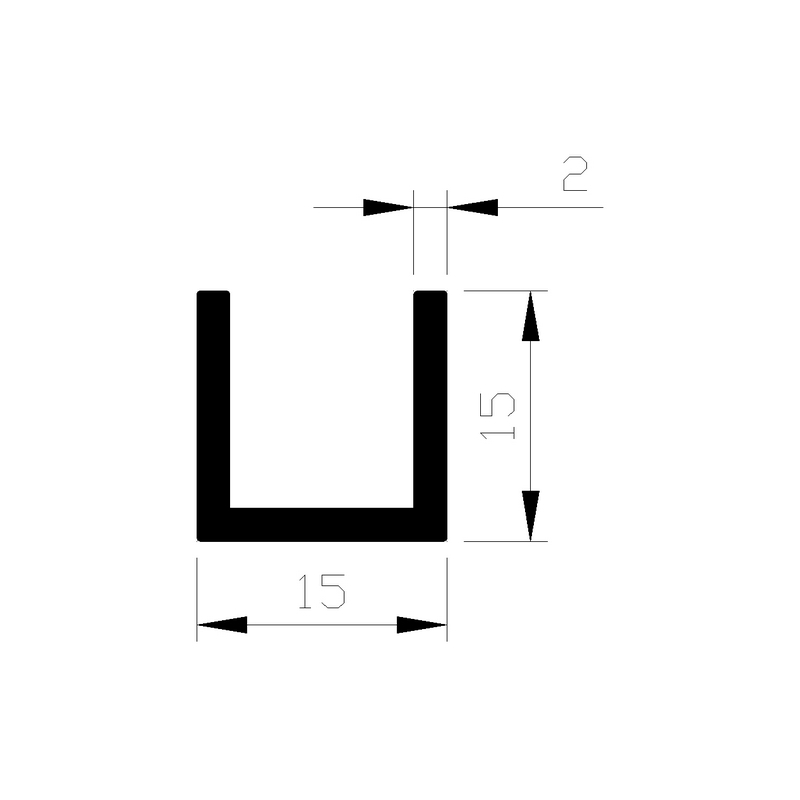 U-profiel aluminium brute-4