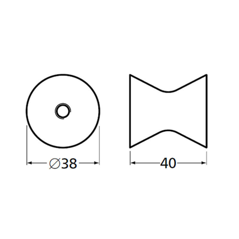 afstandhouder aluminium f1 mat hermeta-5