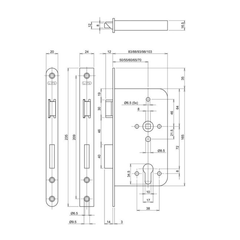 deurslot insteek d&n pc lips-6