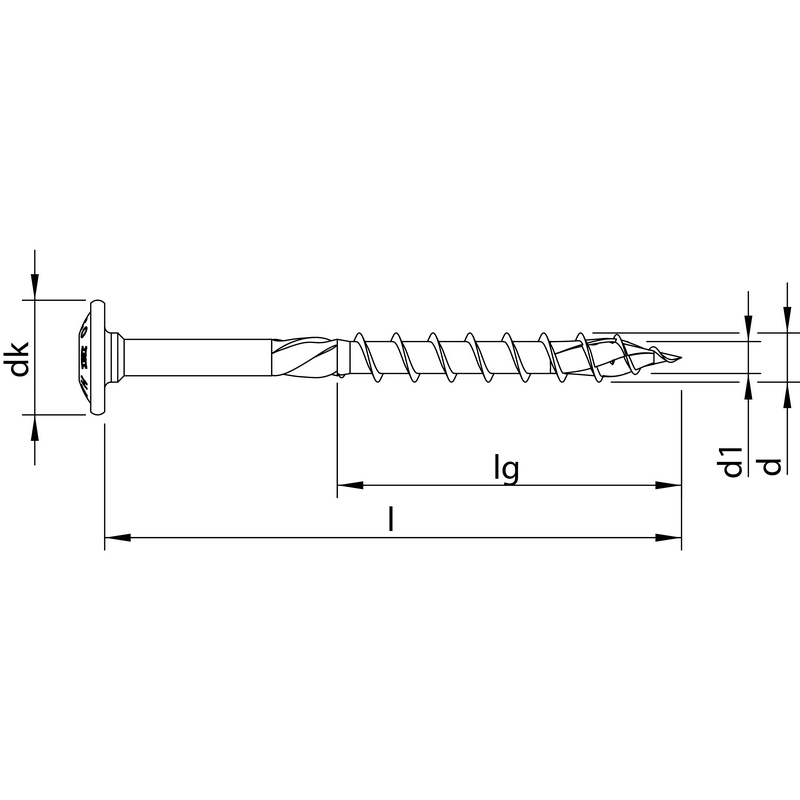 tellerkopschroef verzinkt heco-5