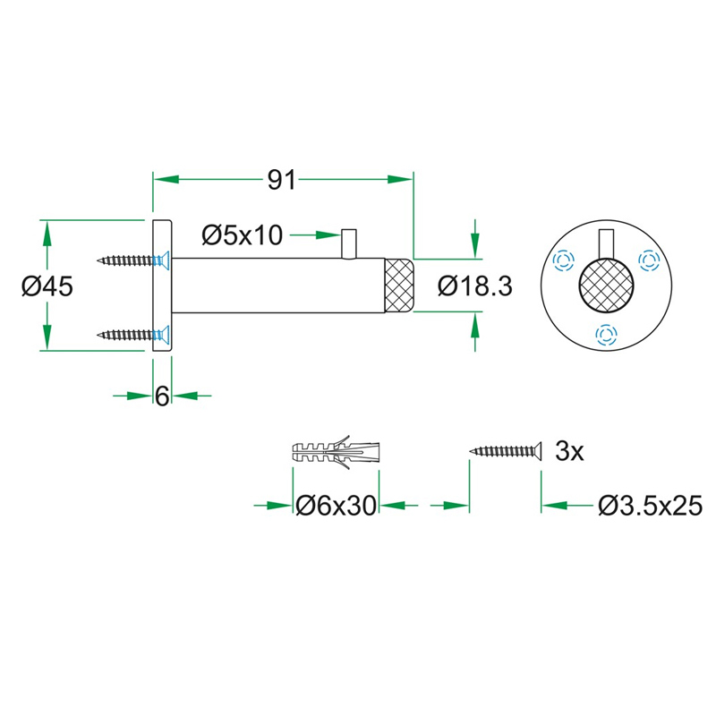 deurbuffer rvs a2 oxloc-4