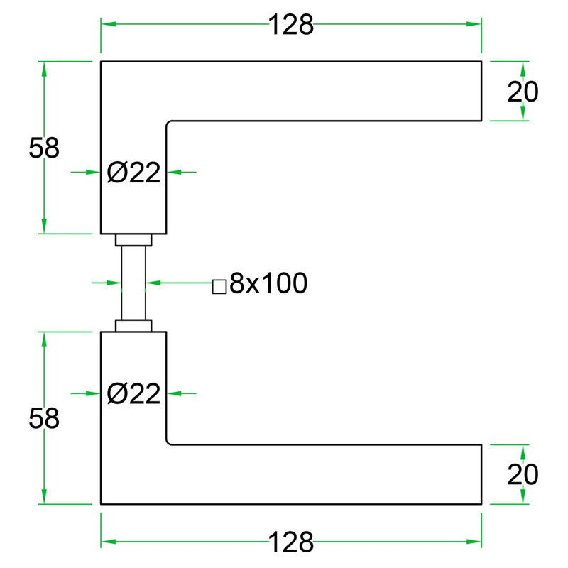 deurkruk rvs a2 oxloc-4