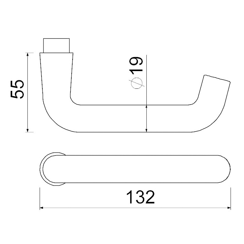 deurkruk aluminium f1 oxloc-6