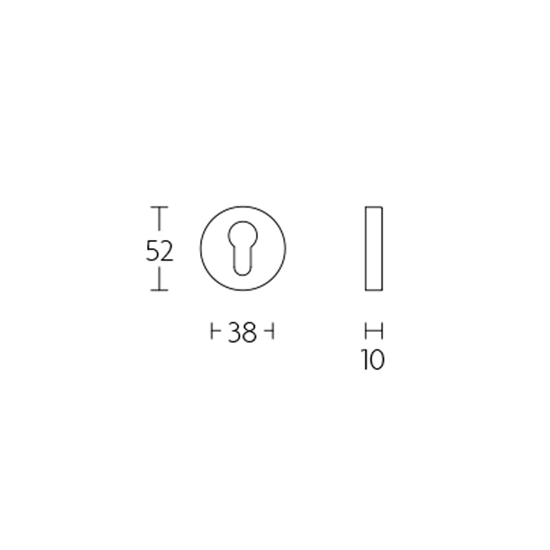 profielcilinderrozet mat zwart-4