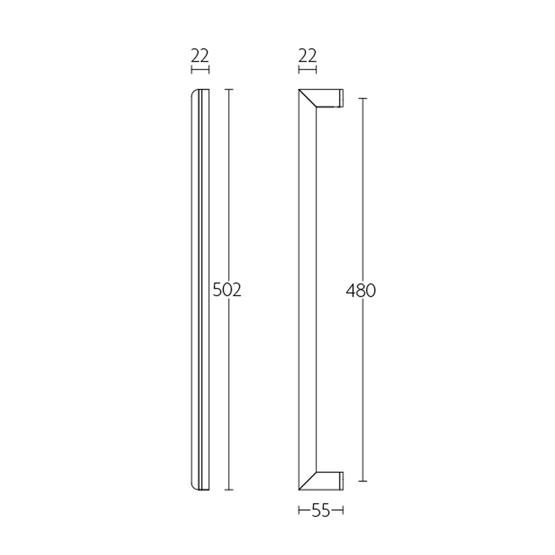 deurgreep rvs/eiken-3