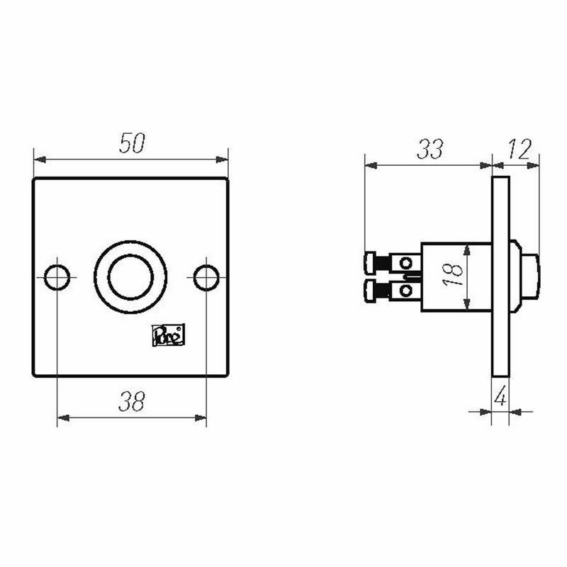 beldrukker mat wit brons-3