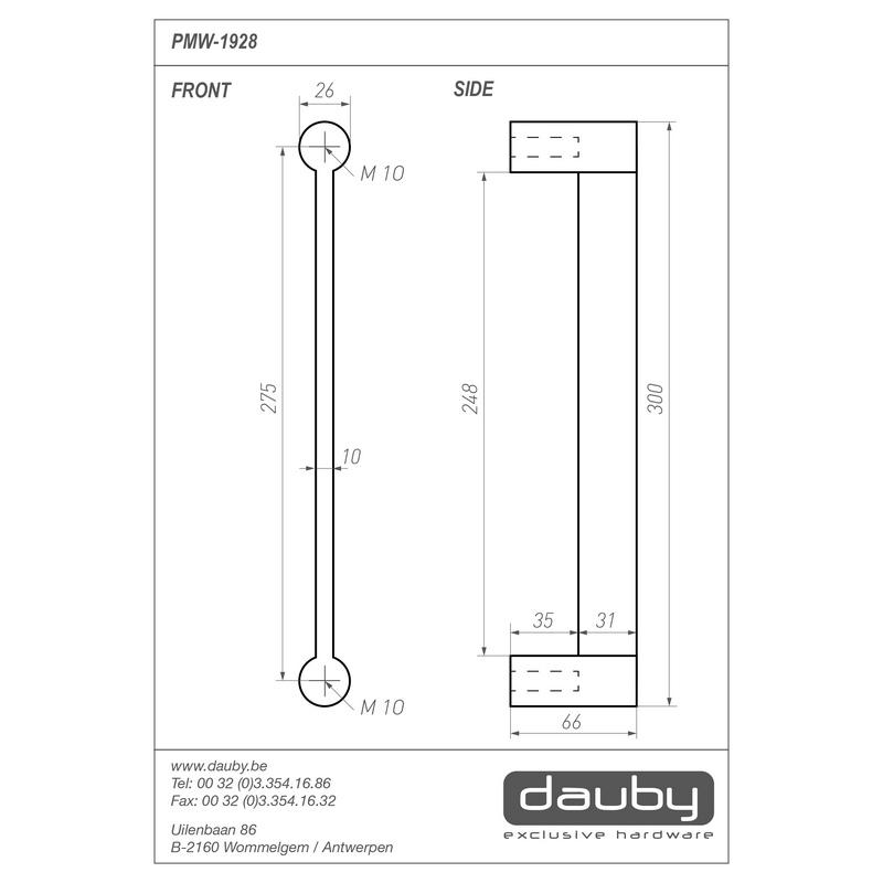 deurgreep wit brons-3