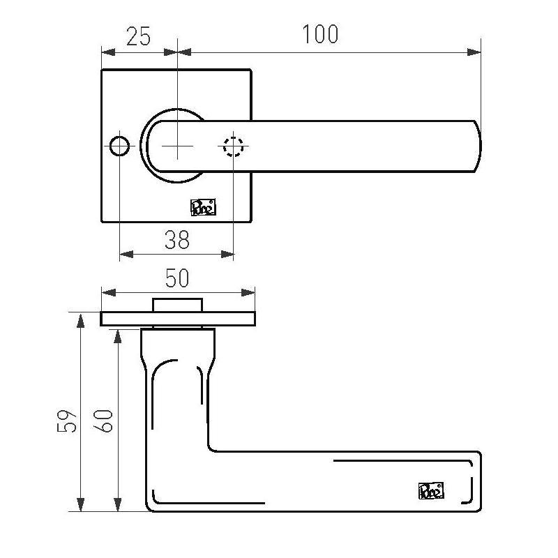 deurkruk mat wit brons-3