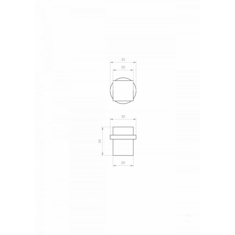 deurstop mat wit brons-3