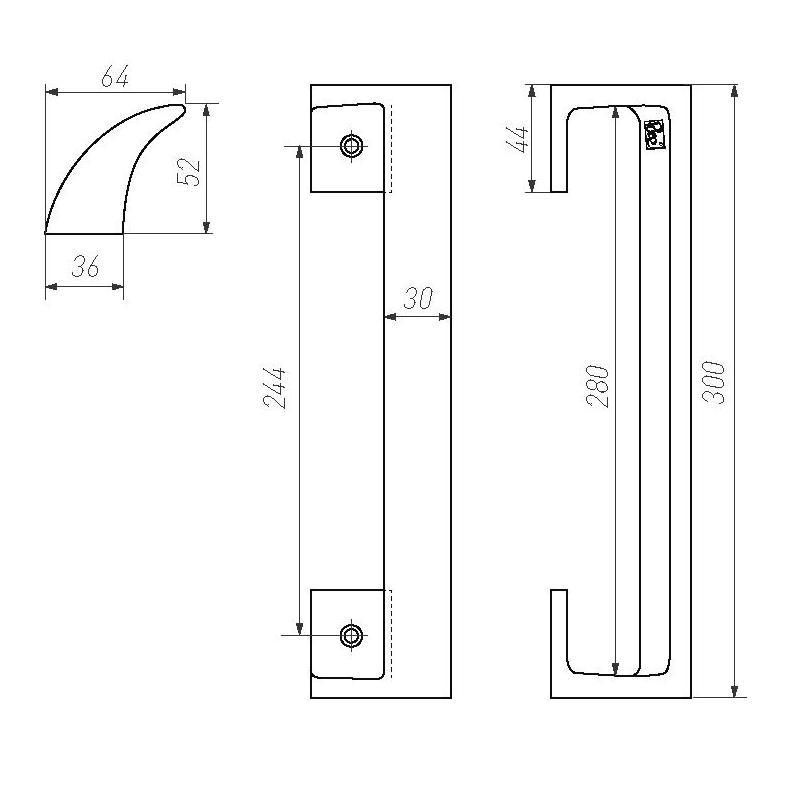 meubelgreep wit brons-3