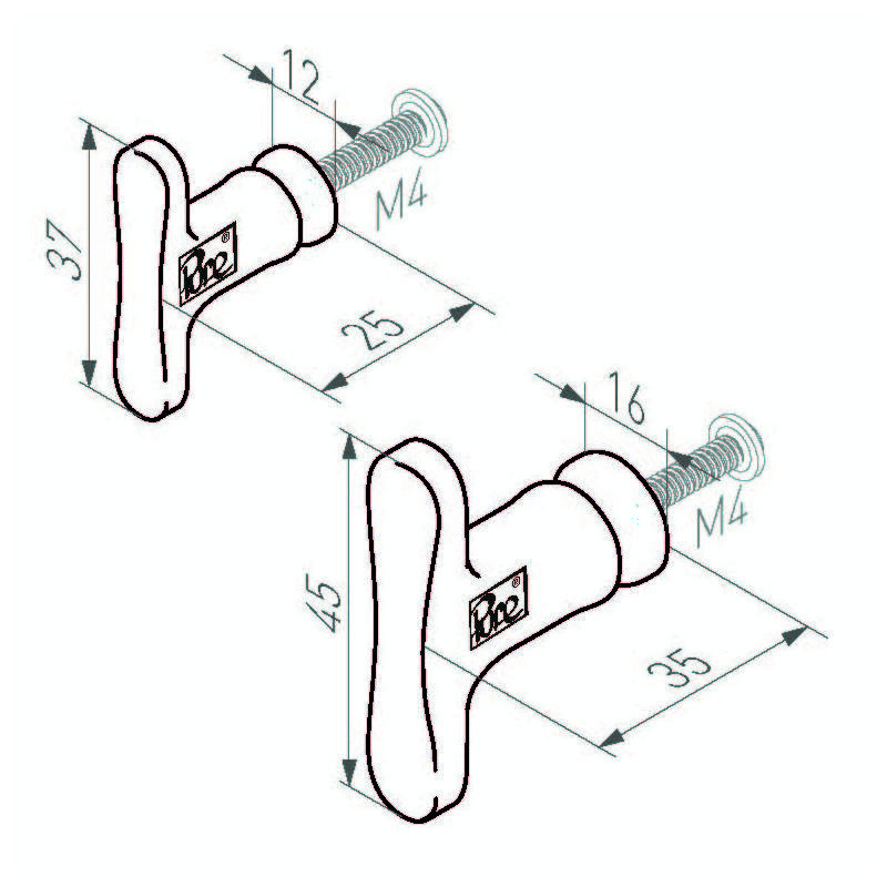 meubelknop ruw brons-3
