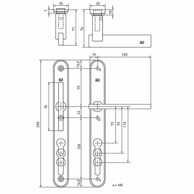 veiligheidsgarnituur mat wit brons-3