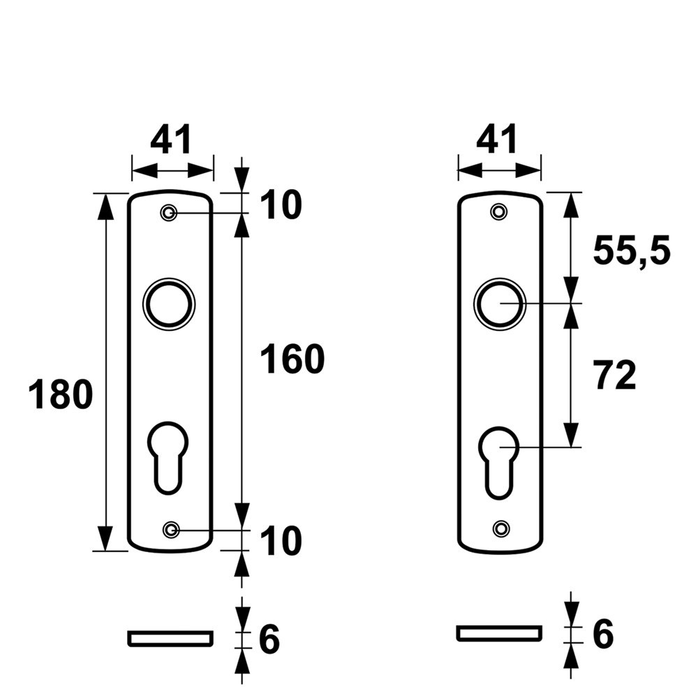 kortschild aluminium f1 axa-4