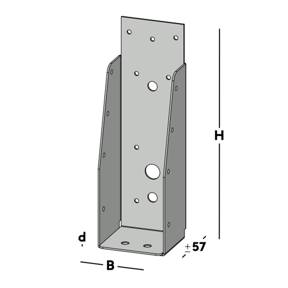 balkdrager gbs zonder lip sv-3