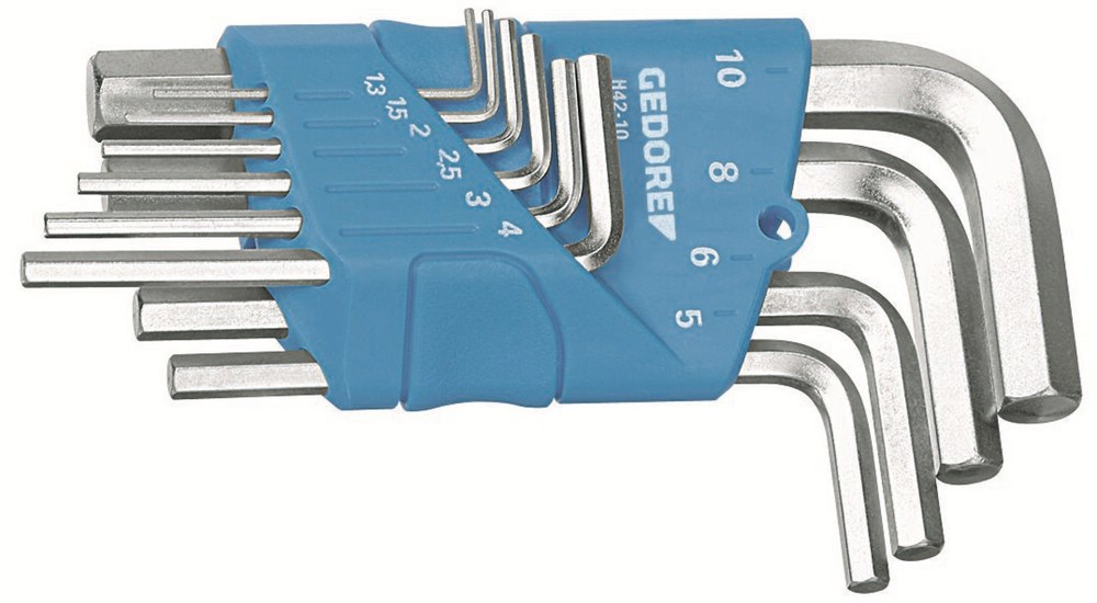 Stiftsleutelset Gedore - H42-10 10-DELIG 1.3-10MM