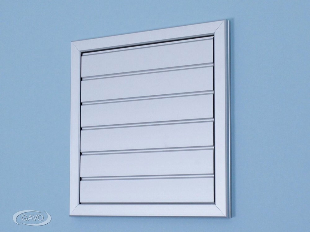 overdrukrooster aluminium geanodiseerd