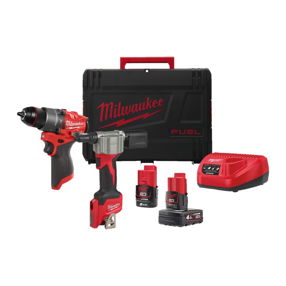 accu combiset milwaukee 4.0Ah/12.0V