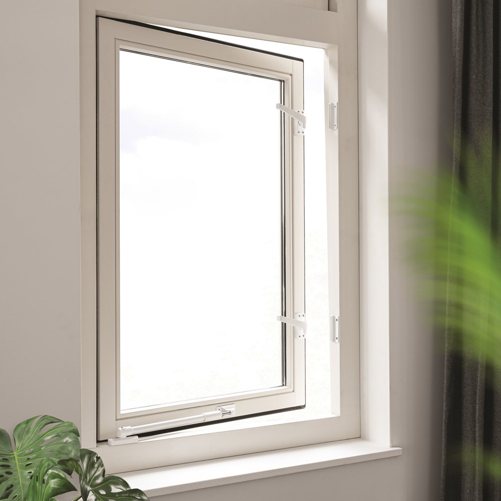 raamsluiting aluminium wit axa-6