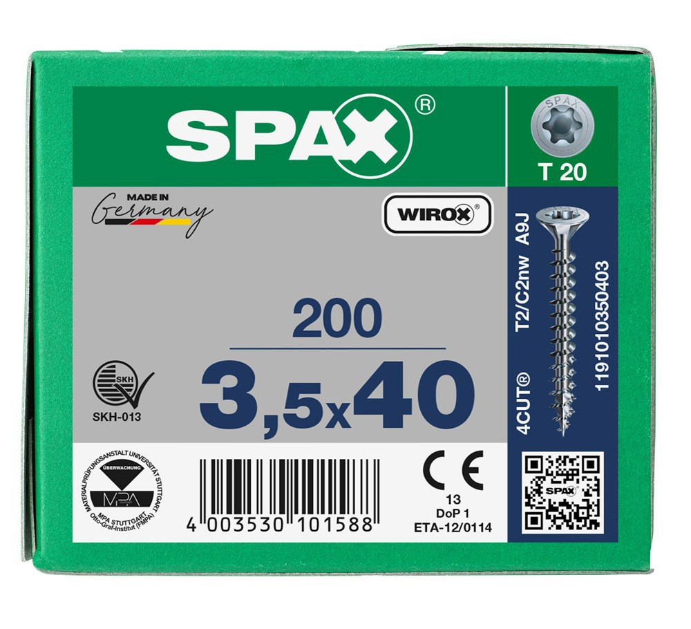 spaanplaatschroef wirox spax-7