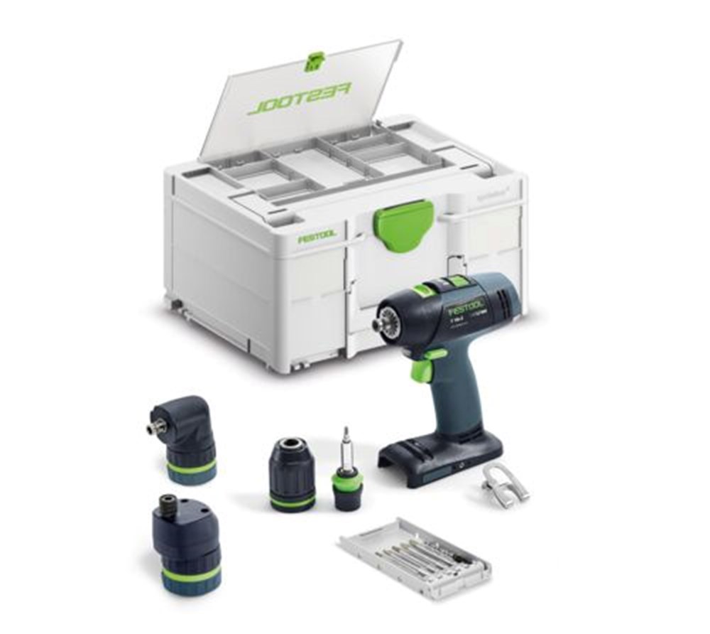 Accu Schroefboormachine Festool - T18+3 BASIC-SET 18.0V