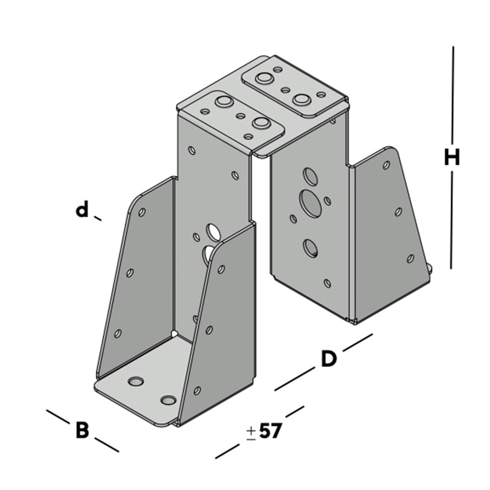 balkdrager gbs dubbel sv-4