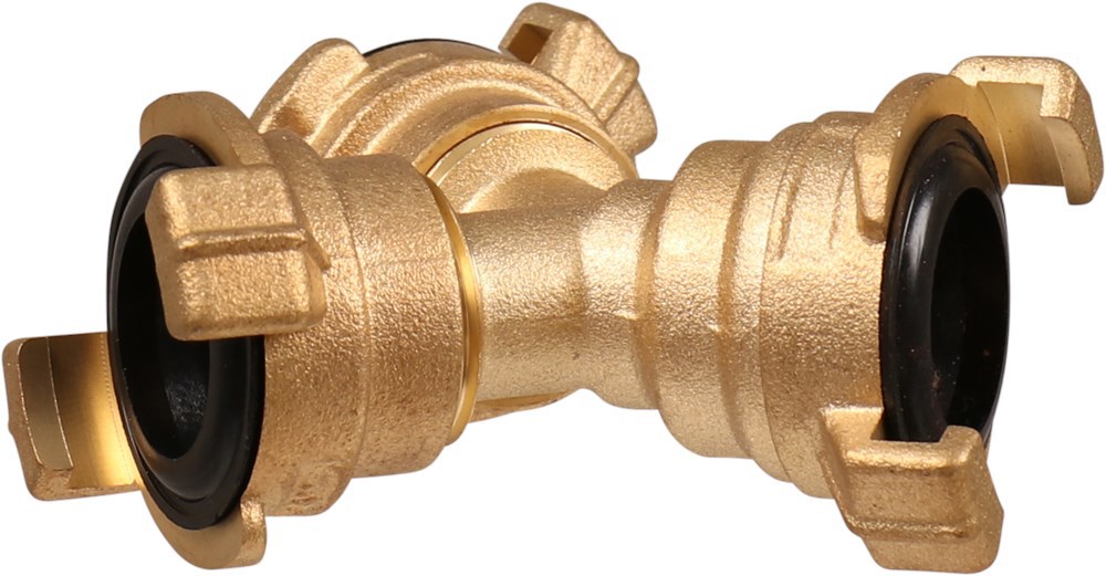 drieweg snelkoppeling geka messing-6