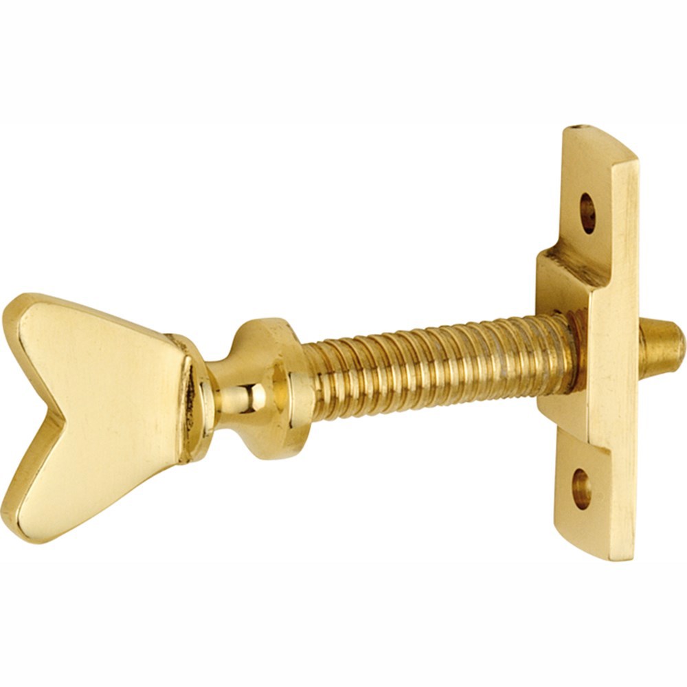 belegschroef messing ongelakt