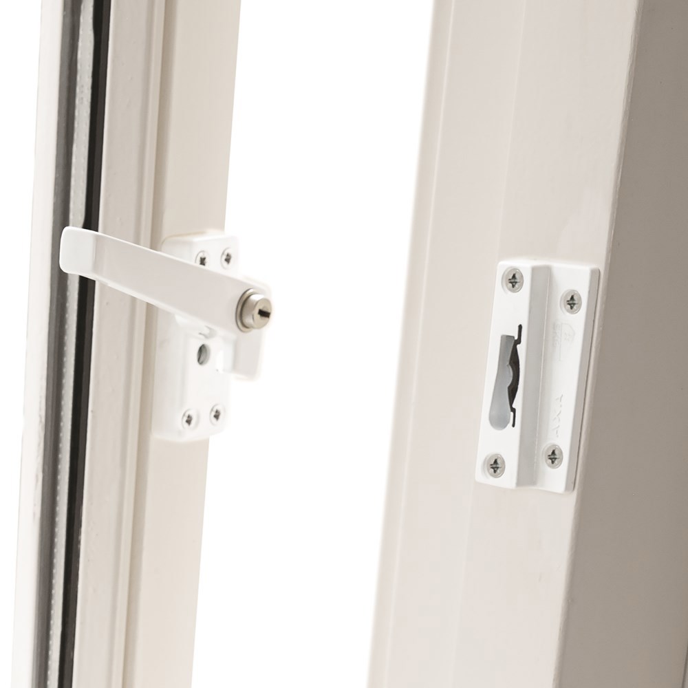 raamsluiting aluminium wit axa-5