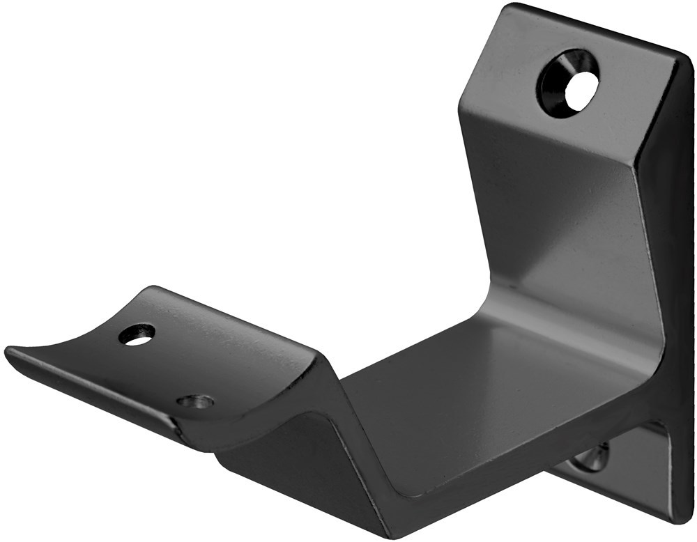 leuninghouder aluminium matzwart hermeta