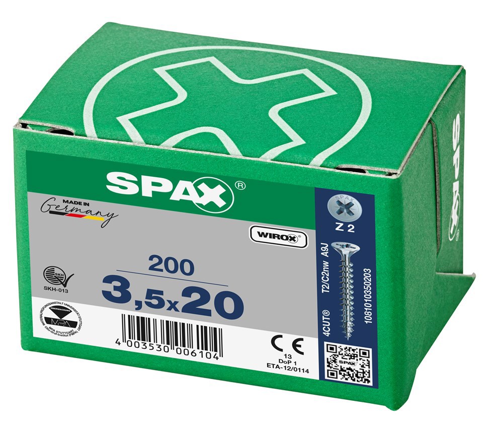 spaanplaatschroef wirox spax-6