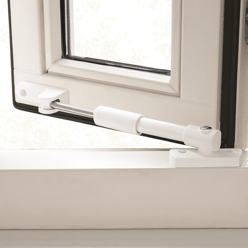 telescoop uitzetter staalwit/wit axa-5