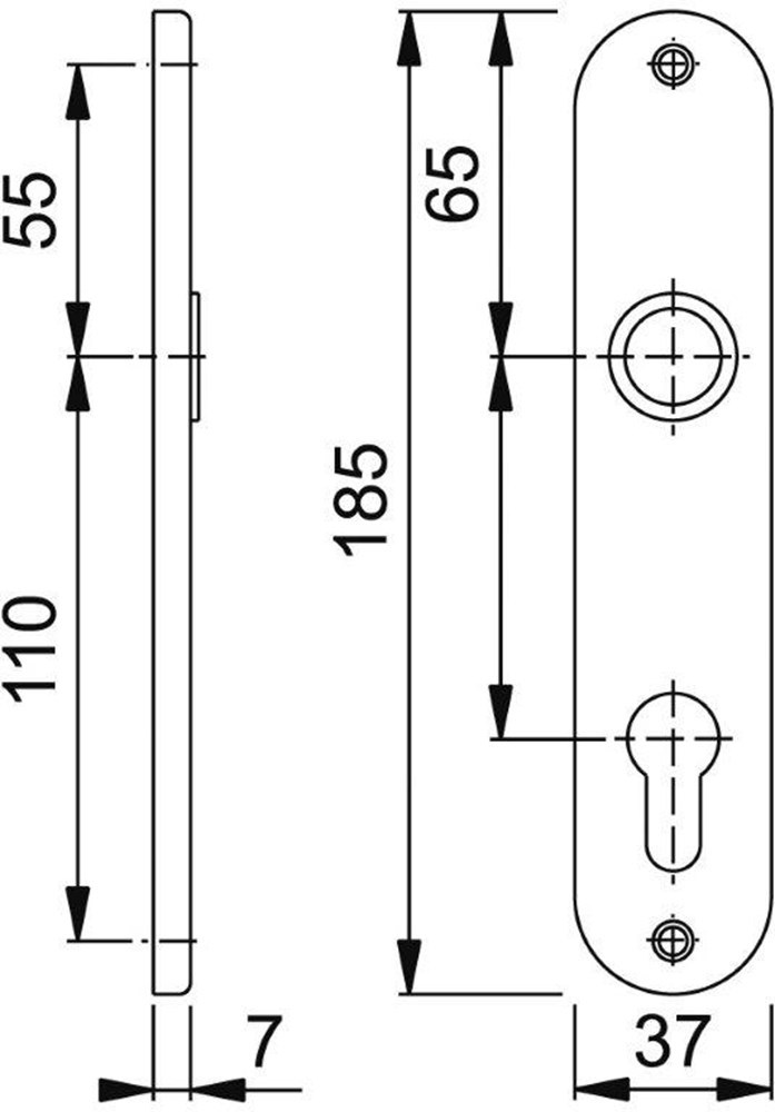 kortschild aluminium f1 hoppe-3