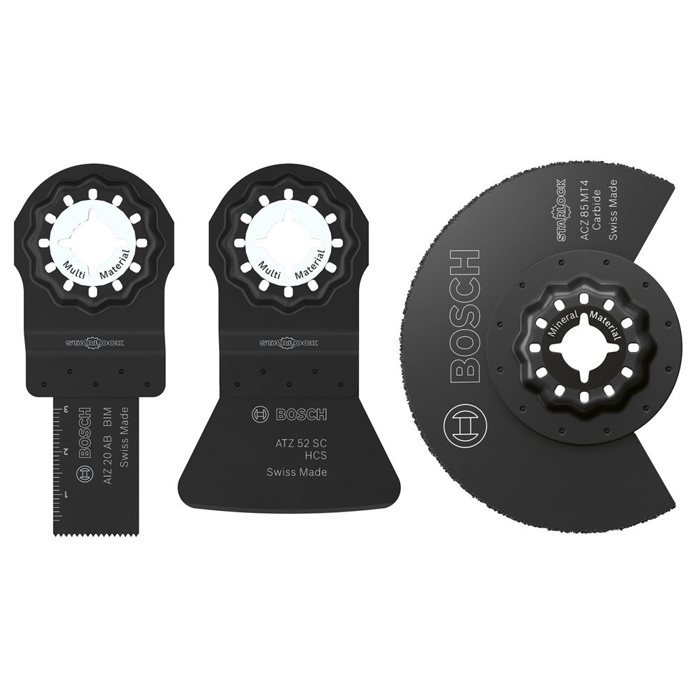 Multizaagbladset Bosch - TILING SET à 3 ST