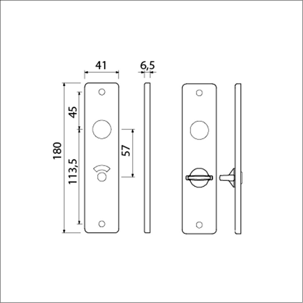 kortschild aluminium f2 ami-3