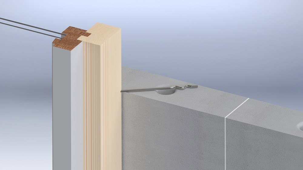 kozijnanker met golfprofiel thvz(vd)-3