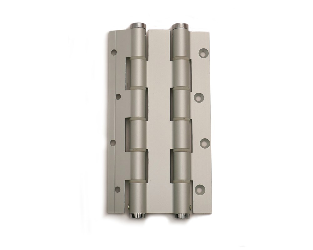 Deurveerscharnier Aluminium Zilvergrijs - DUBBEL 180MM DD.MAX.30MM