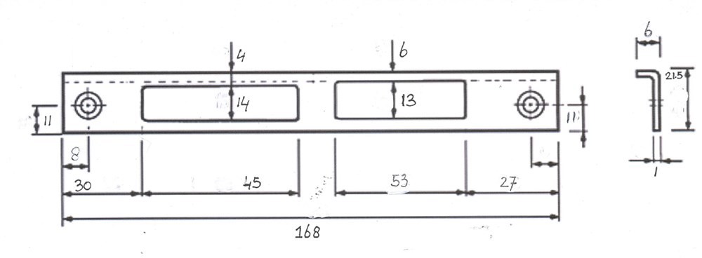 sluitplaat rvs polynorm