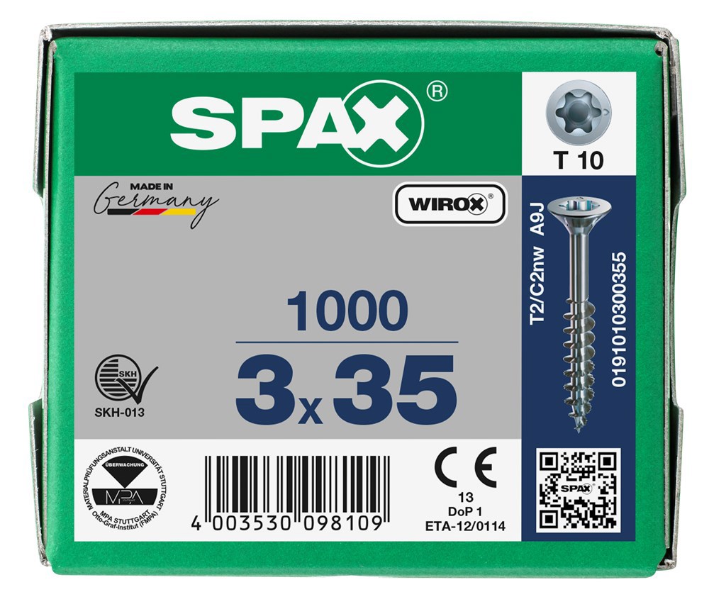 spaanplaatschroef wirox spax-7