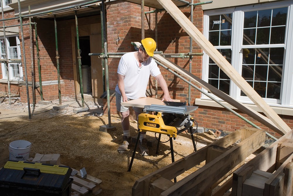 tafel-/afkortzaagmachine dewalt 250mm-10