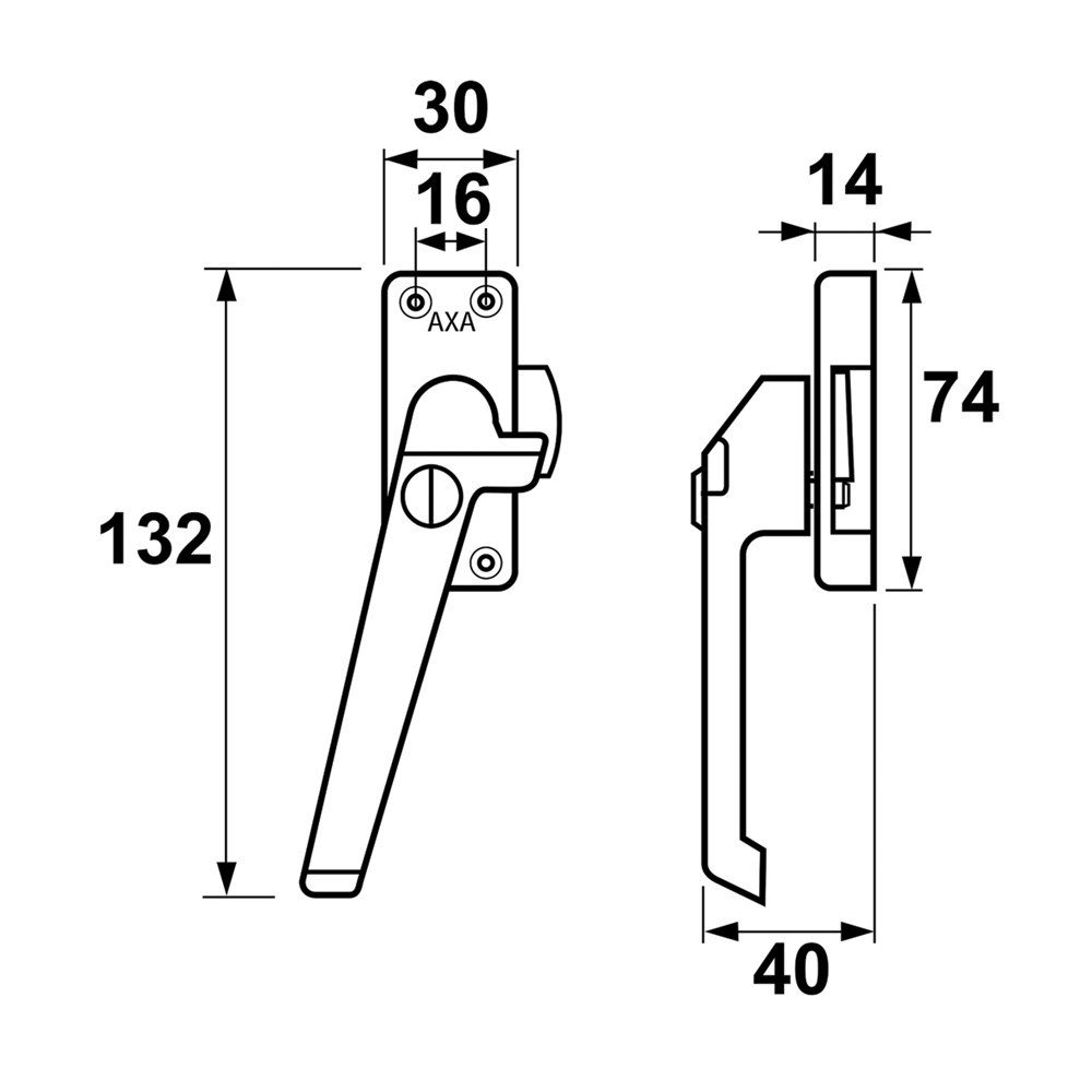 raamsluiting aluminium f1 axa-5