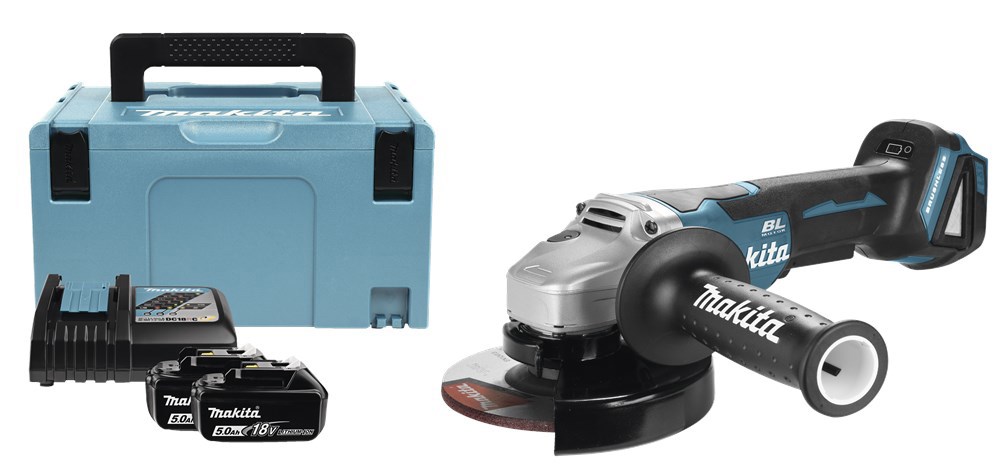 accu haakse slijper makita 125mm