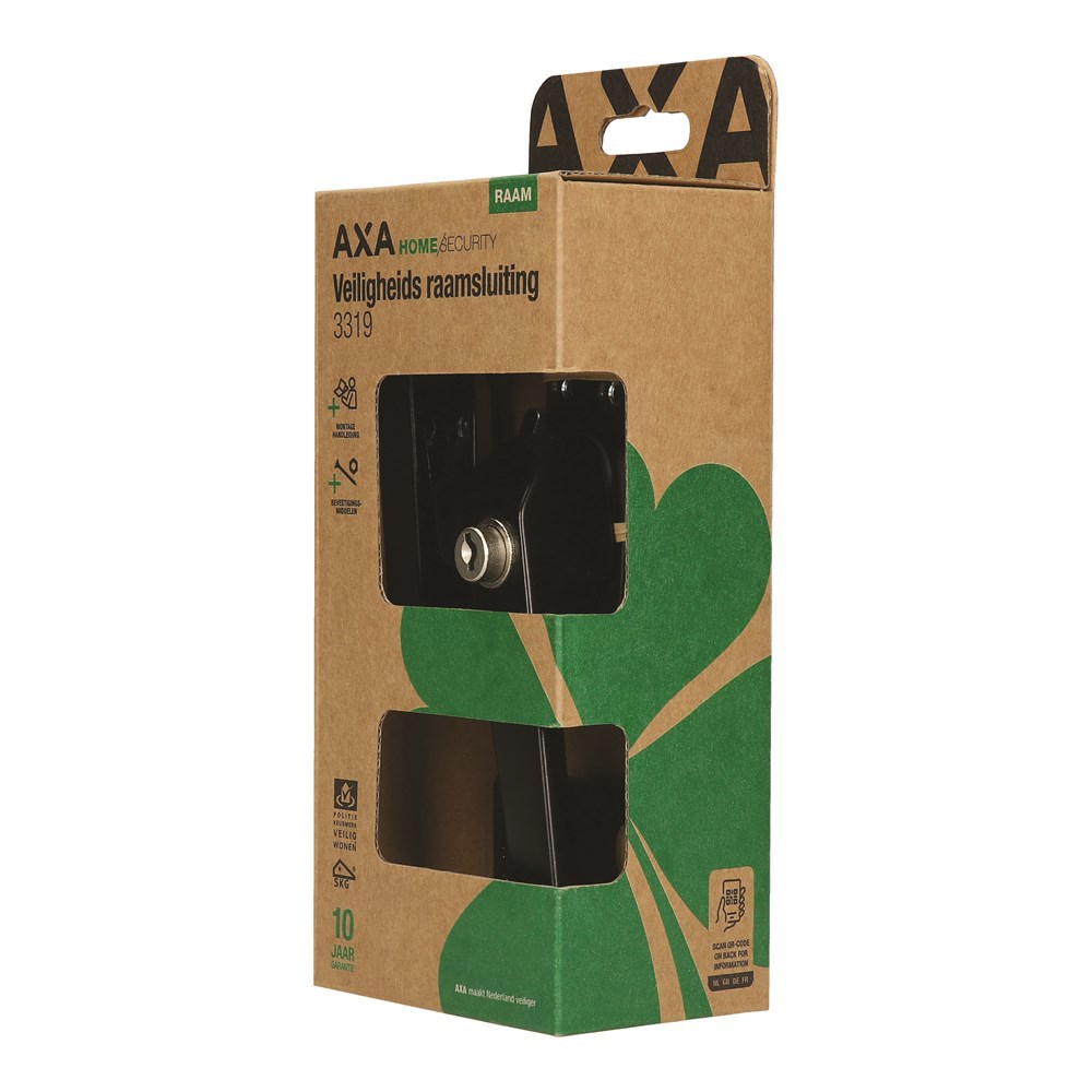 raamsluiting aluminium zwart axa-4